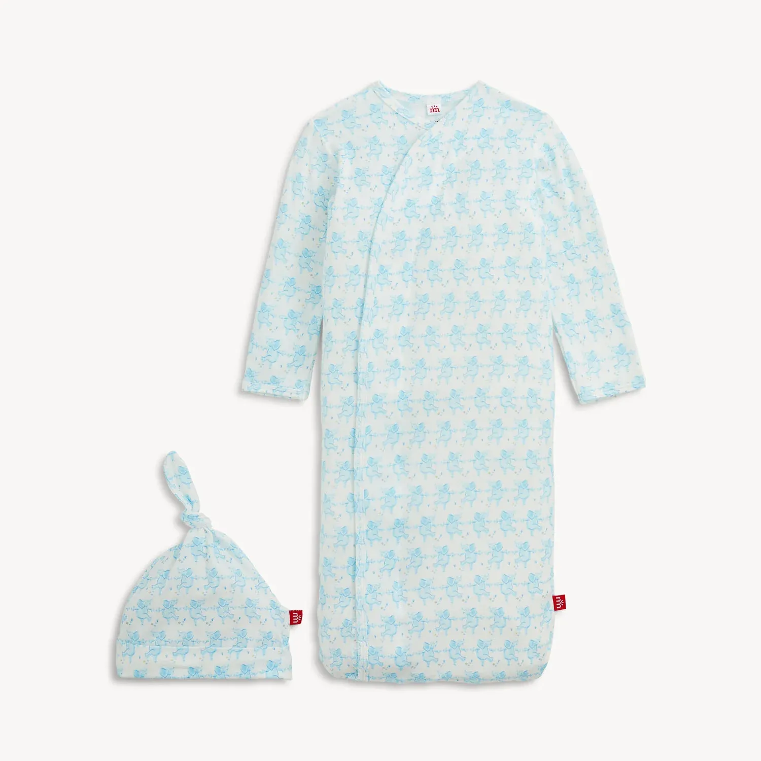 Trunkettes Blue Modal Gown + Hat Set