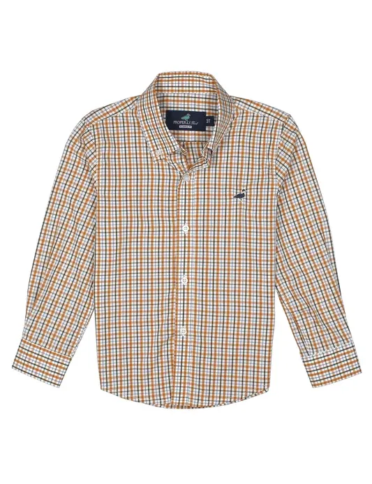 Boys Seasonal Sportshirt In Maize