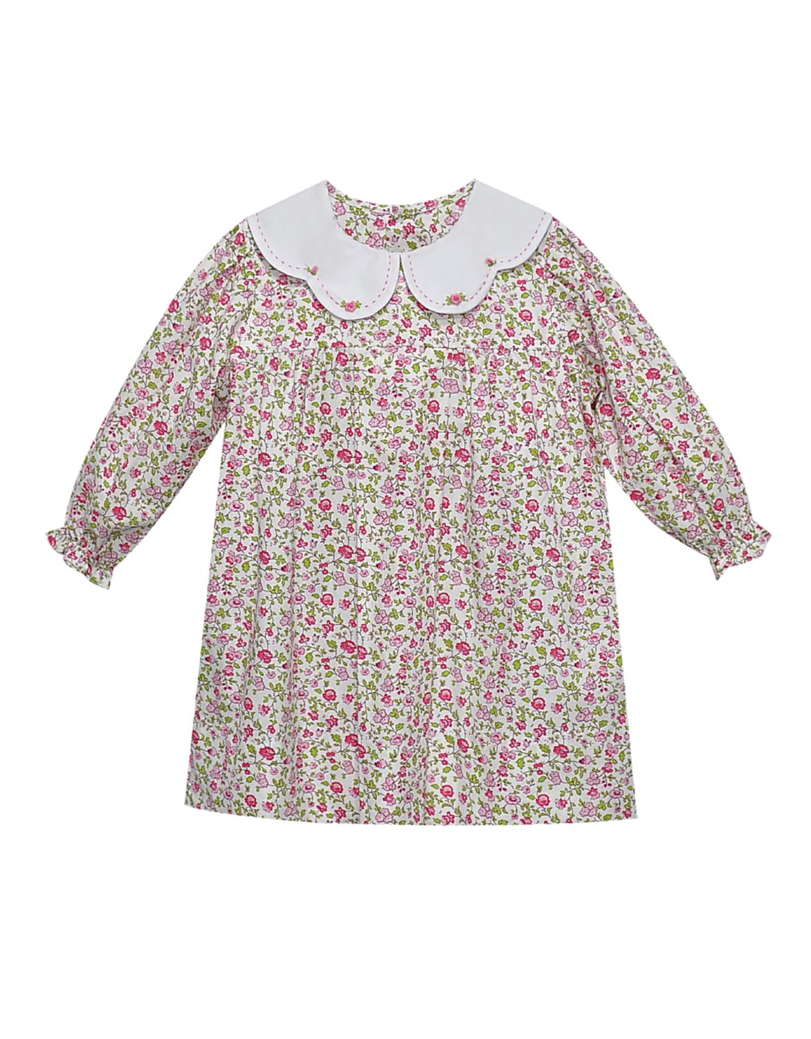 Fuchsia Pink Flower Presley Dress