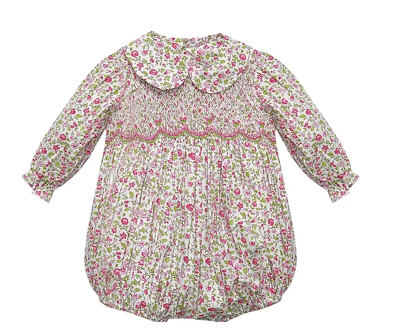 Fuchsia Pink Flower Cate Girl Bubble