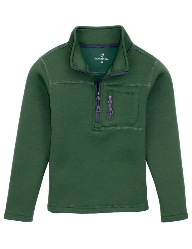 Boys Arctic Pullover in Fern