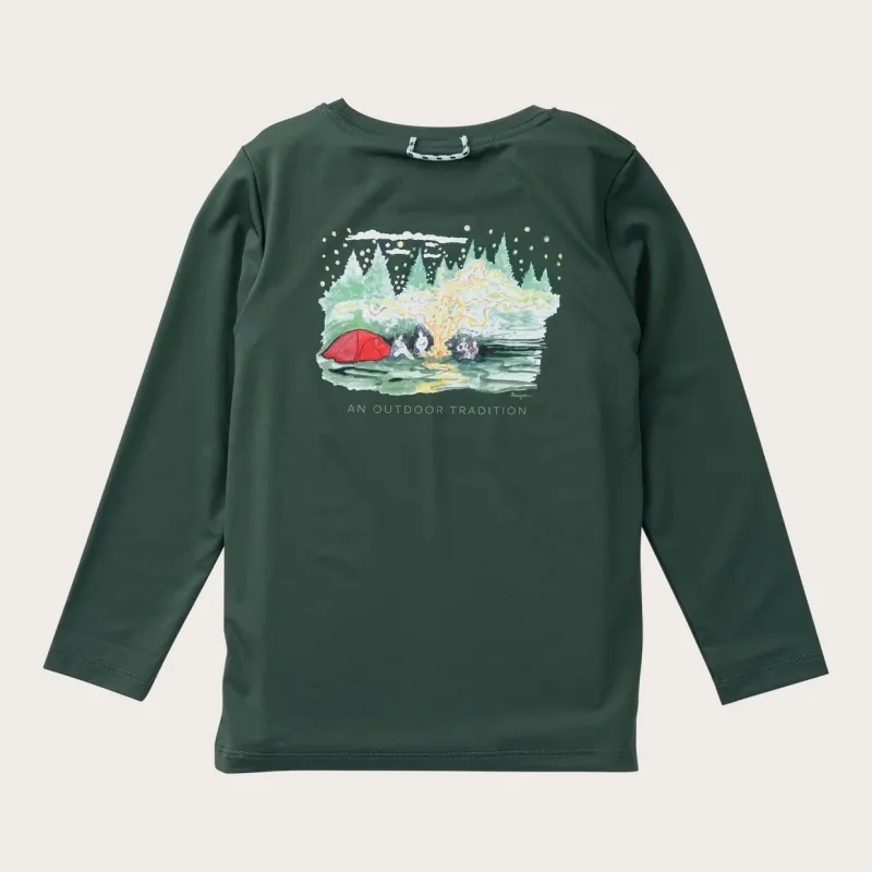 Boys Pro Performance Longsleeve in Campout Art