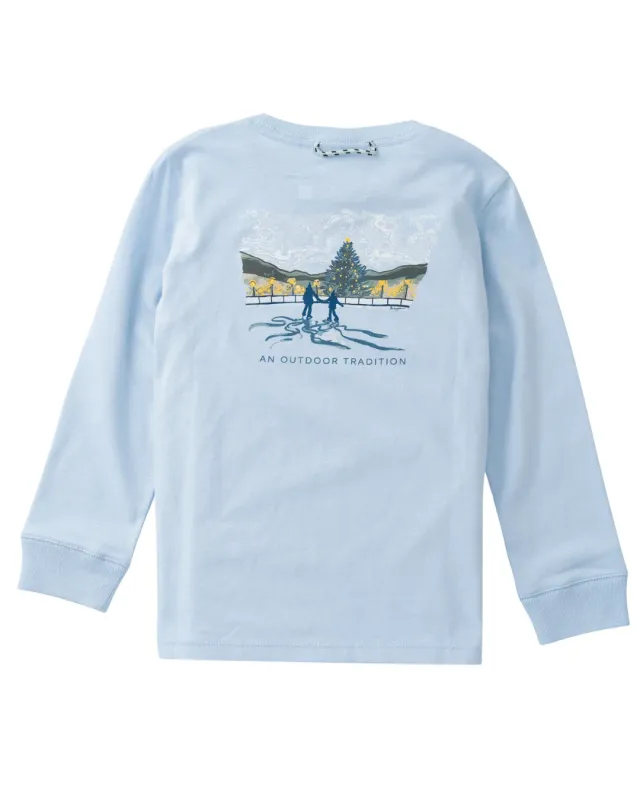 Boys Cotton Pocket Long Sleeve in Ice Skating