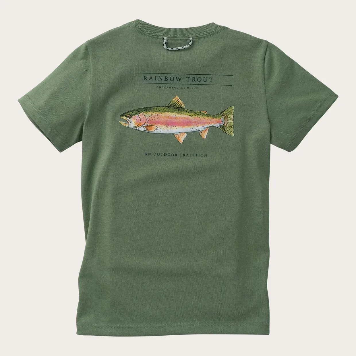 Boys Cotton Short Sleeve in Rainbow Trout