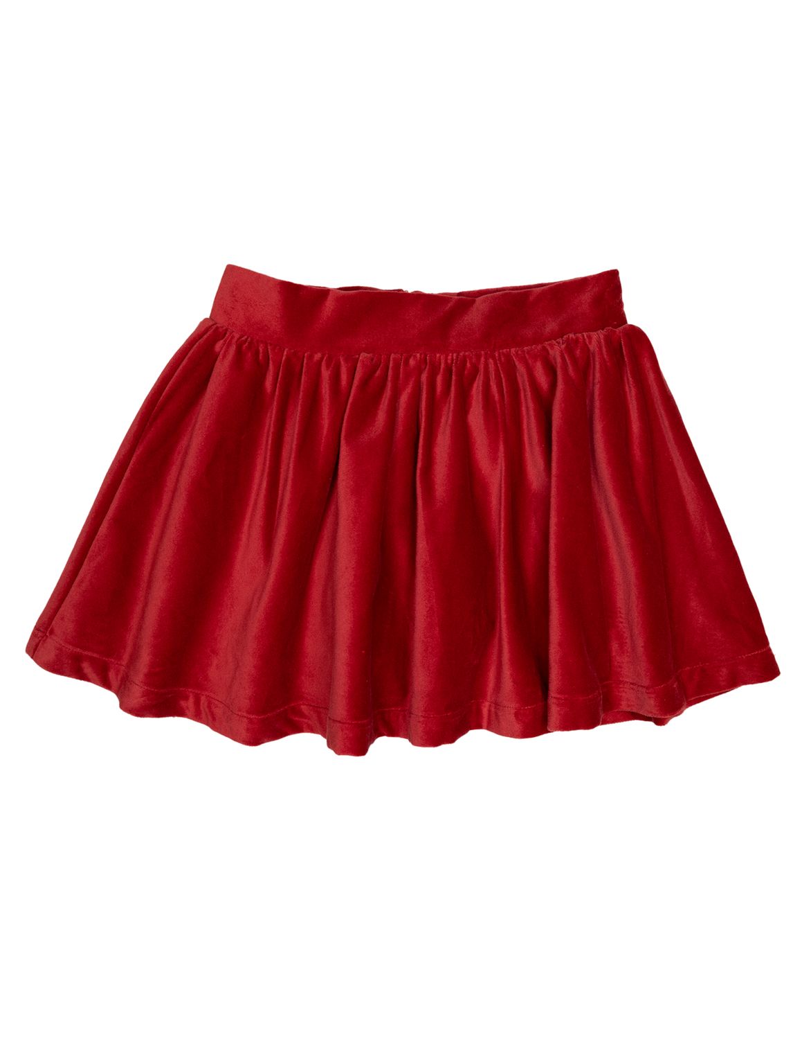 Sofie Red Velvet Skirt