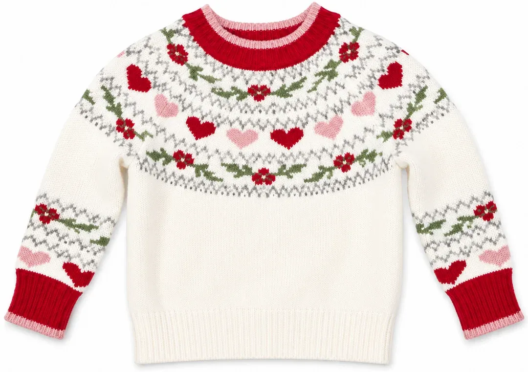 Christmas Hearts Sweater