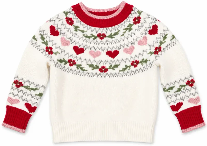 Christmas Hearts Sweater