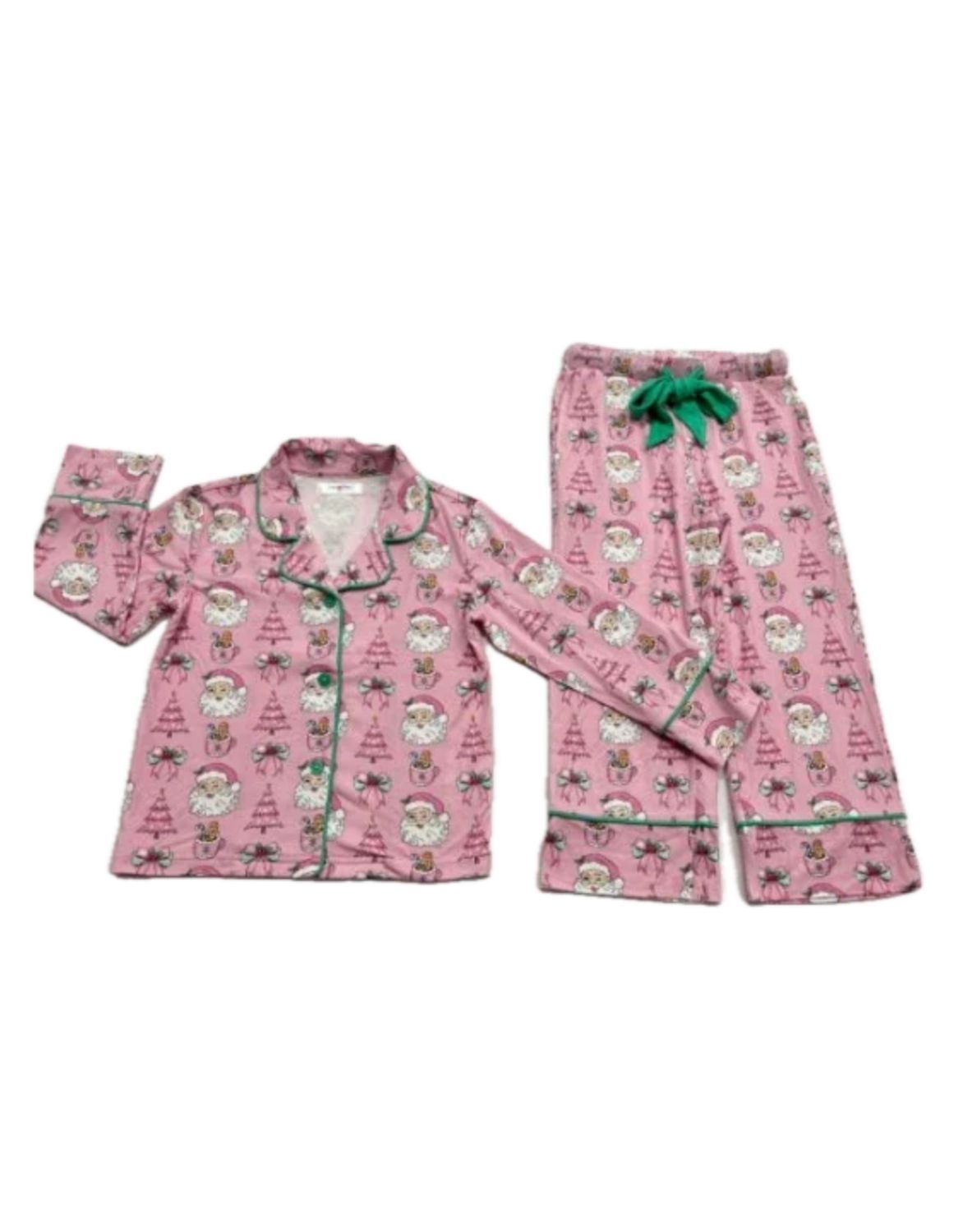 Santa Viscose Button Down PJ