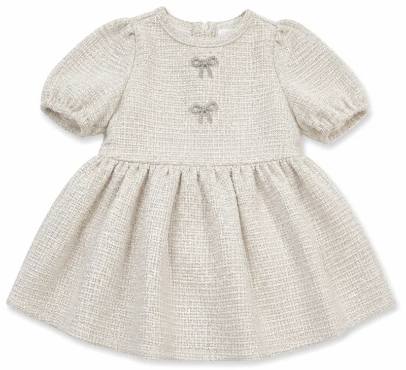 Ivory Tweed Dress