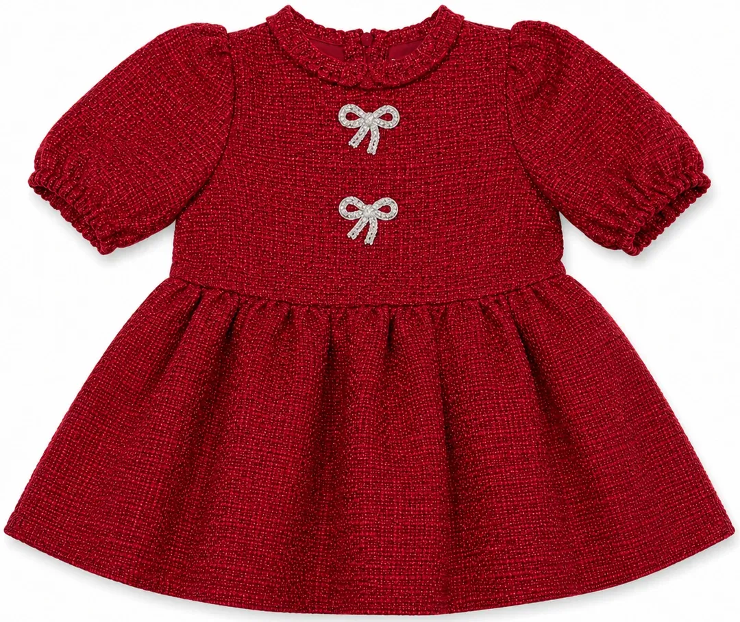 Red Tweed Dress