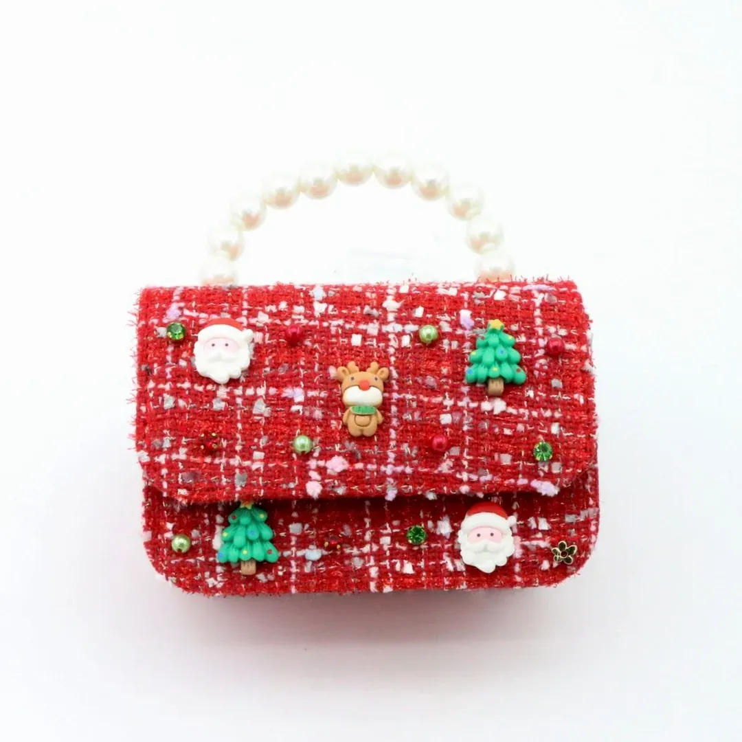 Santa Tweed Purse