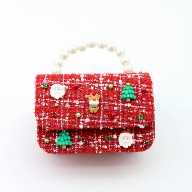 Santa Tweed Purse