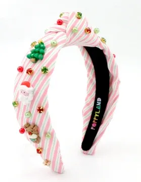 Santa's Stripes Headband