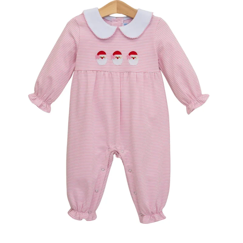 Santa Trio Pink Romper