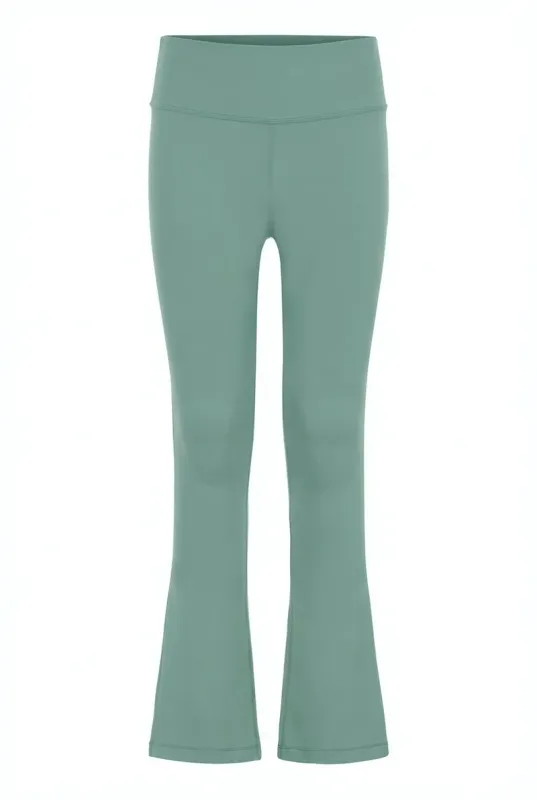 Florie Flare Leggings in Sage