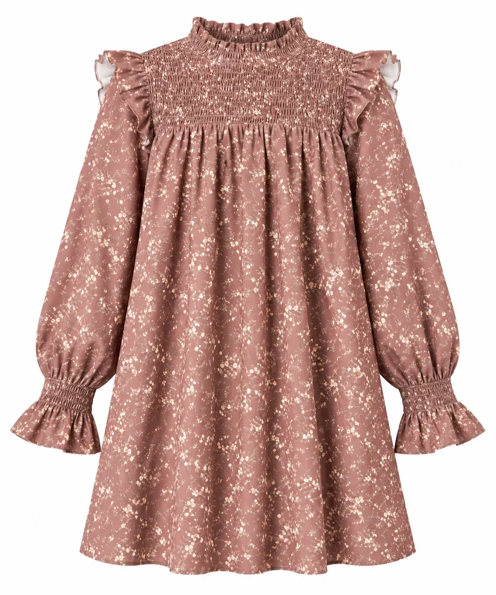 Brown Sugar Blooms Lottie Dress
