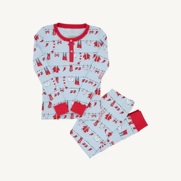 Sutton's Sweet Dream Set in Santa's Laundry/Richmond Red Stripe