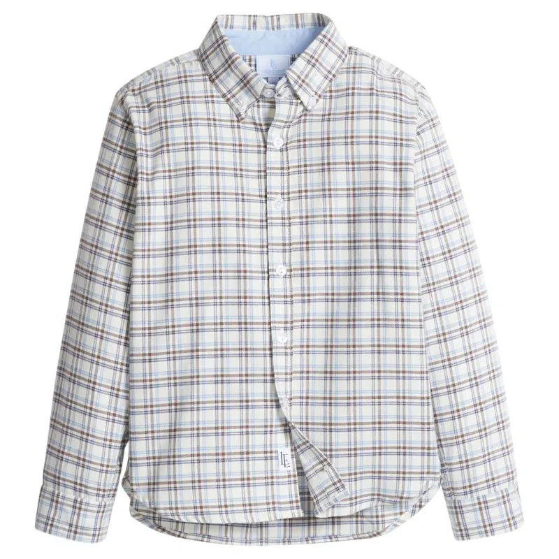 Button Down Shirt in Clarkson Plaid