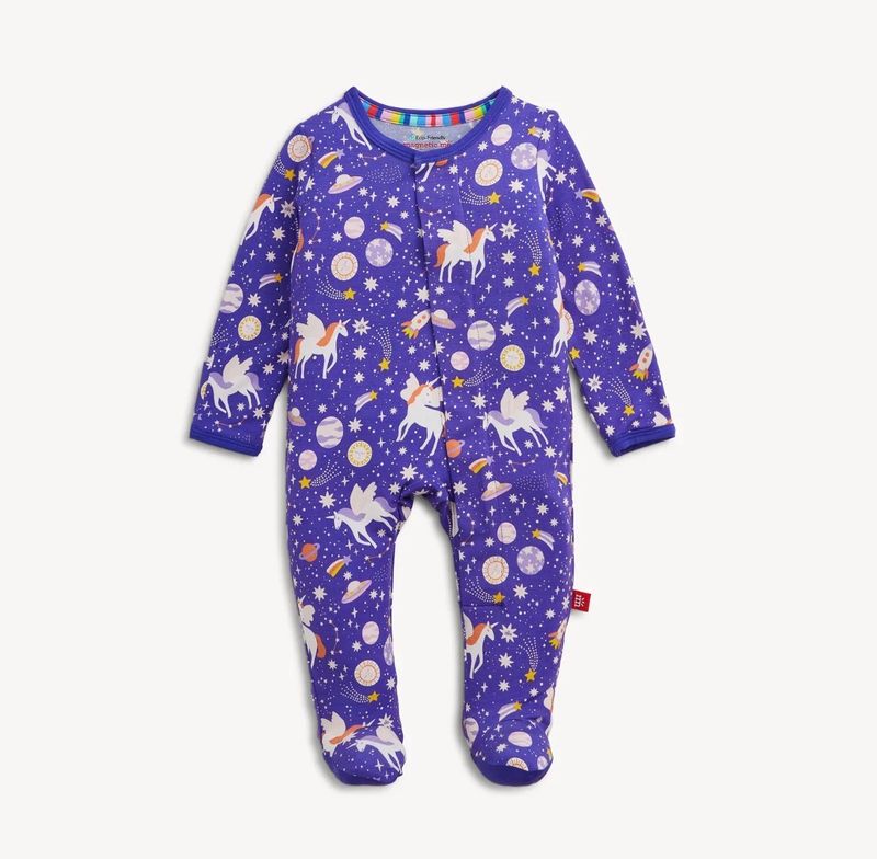 Galaxy Glitter Modal Footie