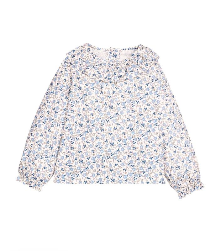 Bespoke Blouse in Wisteria Floral