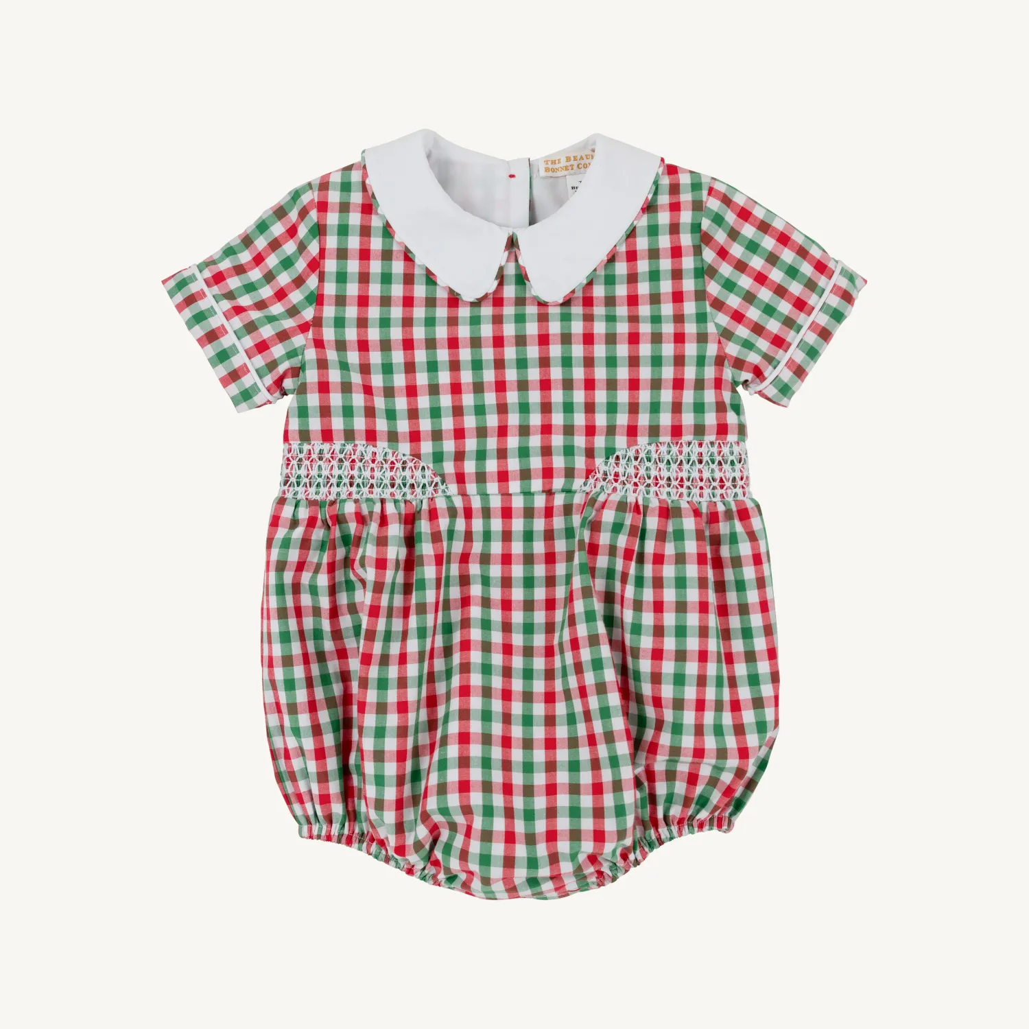 Brentley Bubble in Richmond Red and Kiawah Kelly Gingham