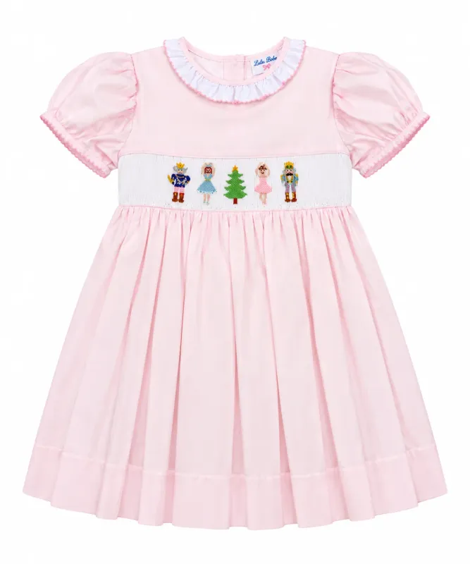 Nutcracker Smocked Waist Dress