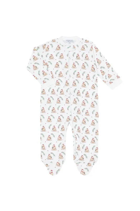 Christmas Bears Zipper Footie