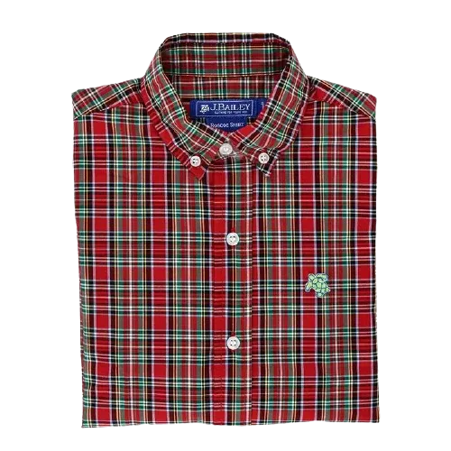 Roscoe Button Down in Tartan