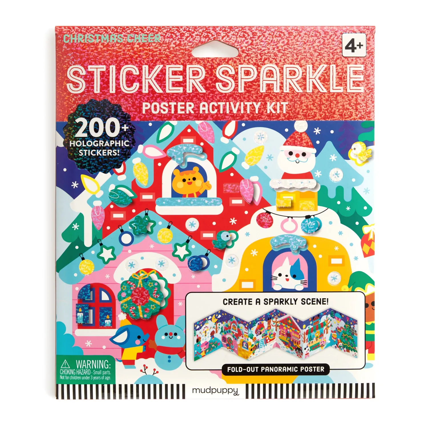 Christmas Cheer Sticker Sparkle