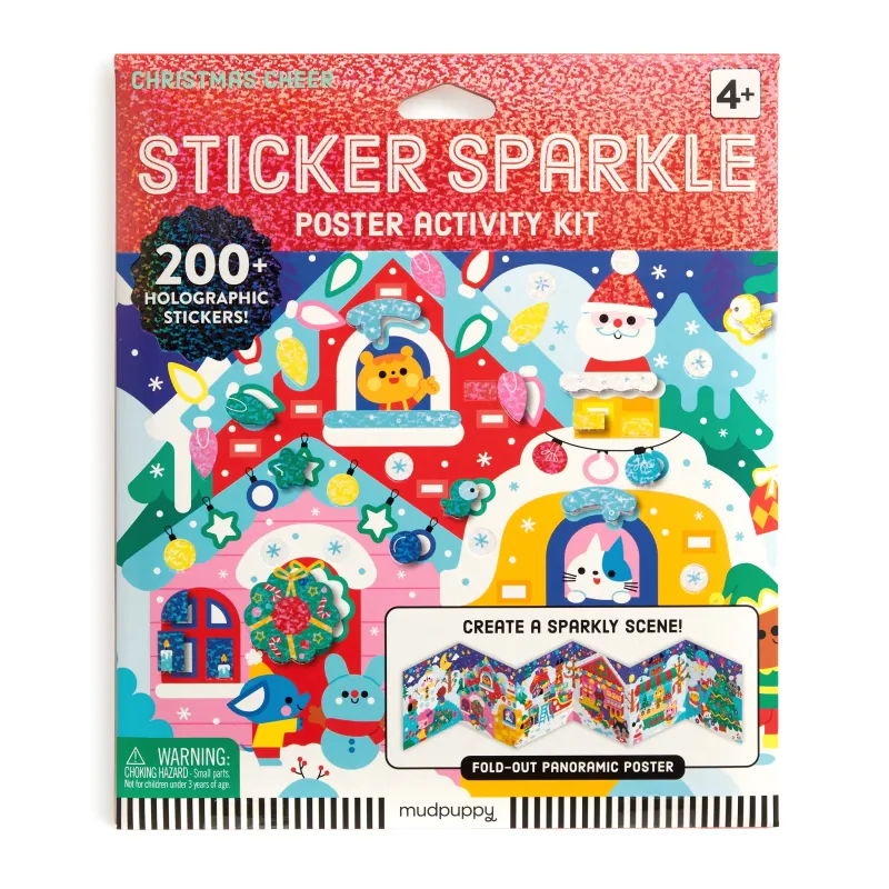 Christmas Cheer Sticker Sparkle