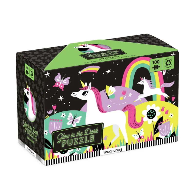 Unicorn Glow in the Dark Puzzle
