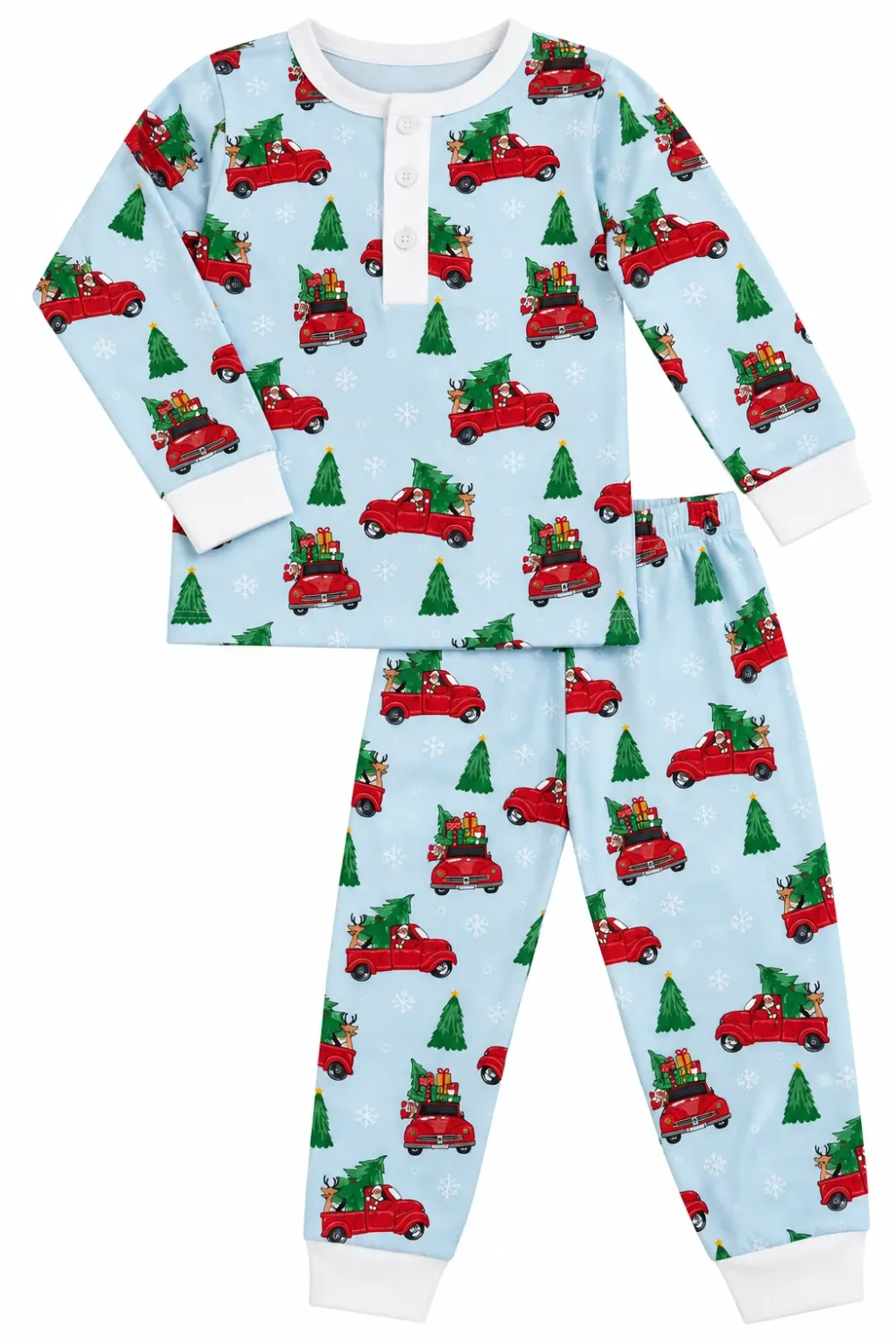 Pima Christmas Tree PJ Set