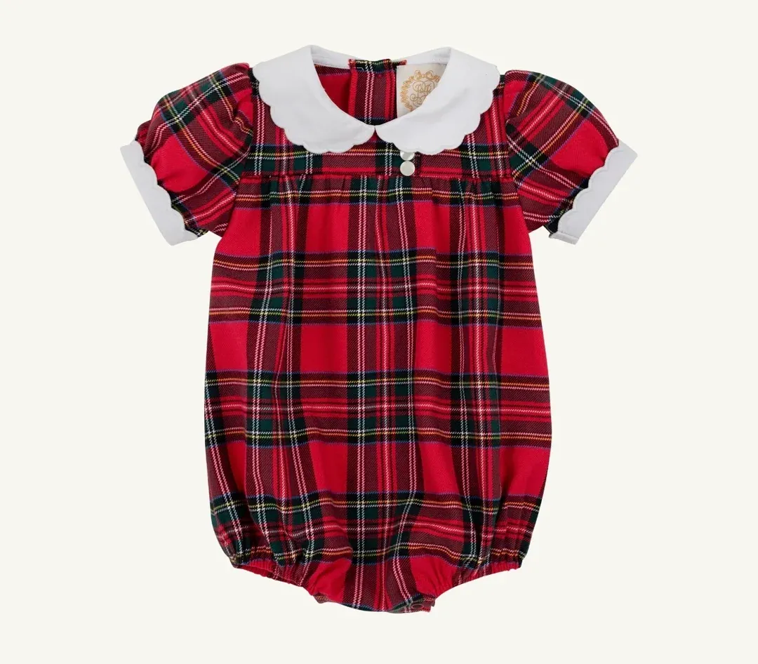 Mary Baker Bubble in Society Prep Plaid/Worth Ave White