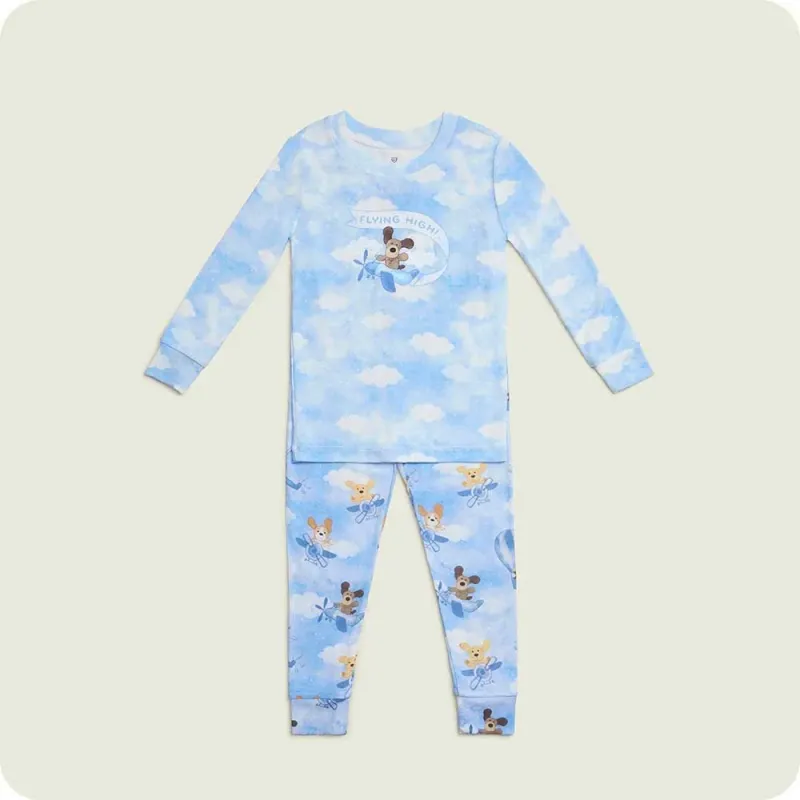 Brown Dog Long Sleeve PJ Set