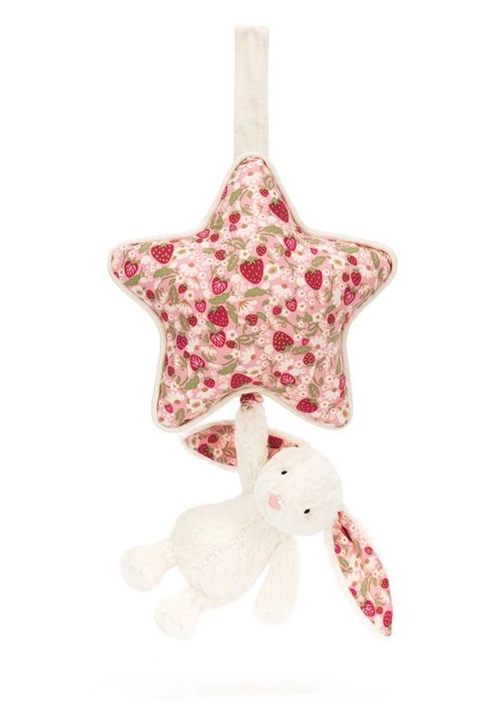 Blossom Cream Bunny Berry Musical Pull