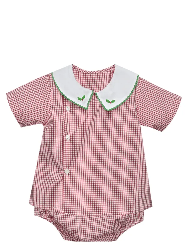 Red Riley Diaper Set
