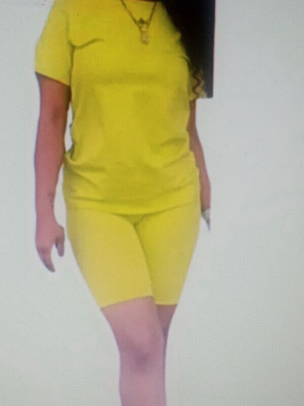 ME! Inc. Ministries LLC Yellow 2 piece short Set ME! Inc. Ministries LLC Yellow 2 piece short Set