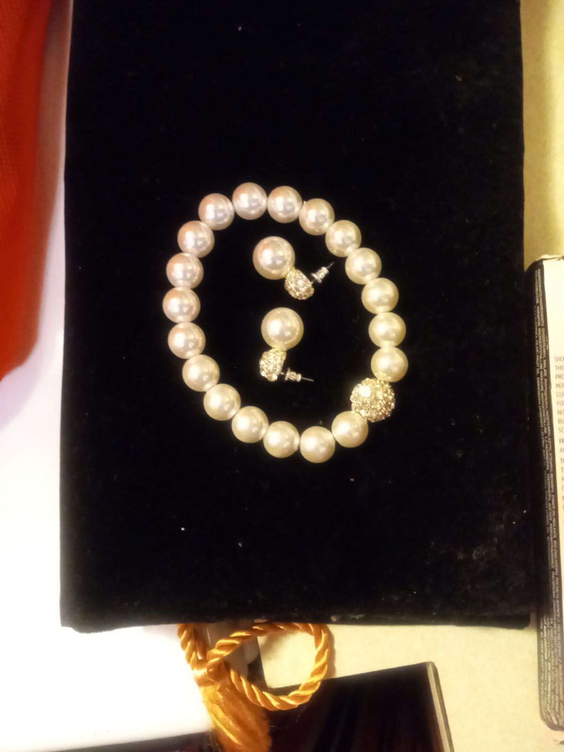 Pearl Bracelet & Earrings