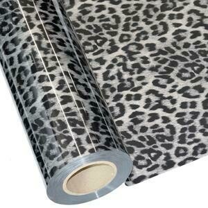 20" Cheetah  Silver Foil HTV