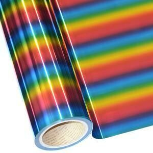 20"  Rainbow Foil HTV