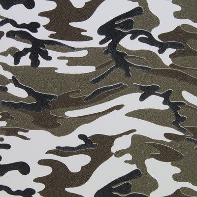 Fashion Pattern HTV -Brown Camouflage