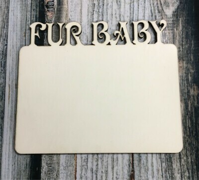 Sublimation Frame - Fur Baby