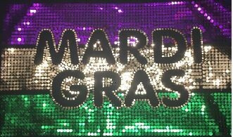 Mardi Gras Spangle Transfer