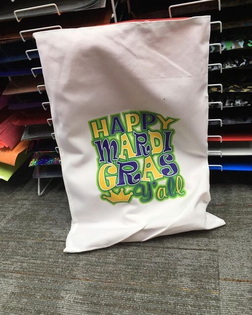 Mardi Gras Bead Bag for Sublimation of HTV - Blank