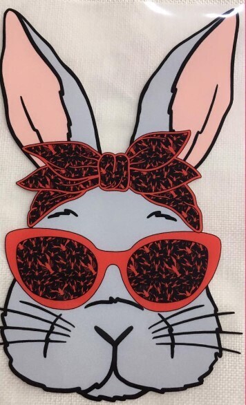 Cajun Easter Bunny DTF Heat Transfer