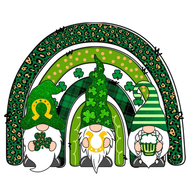 St Patrick Rainbow DTF Heat Transfer