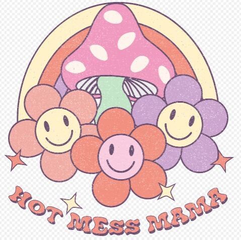 Hot Mess Mama DTF Heat Transfer