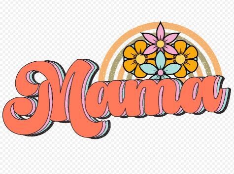 Mama Retro Heat Transfer