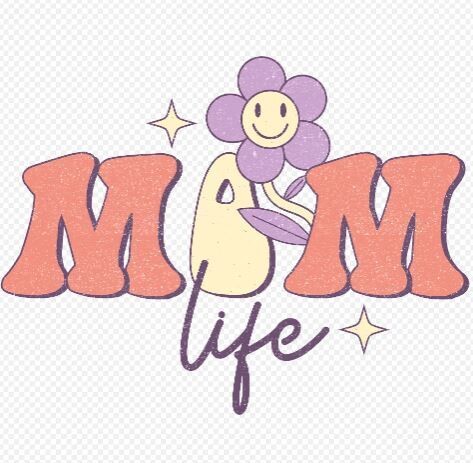 Mom Life DTF Heat Transfer