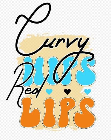 Curvey Hips DTF Heat Transfer